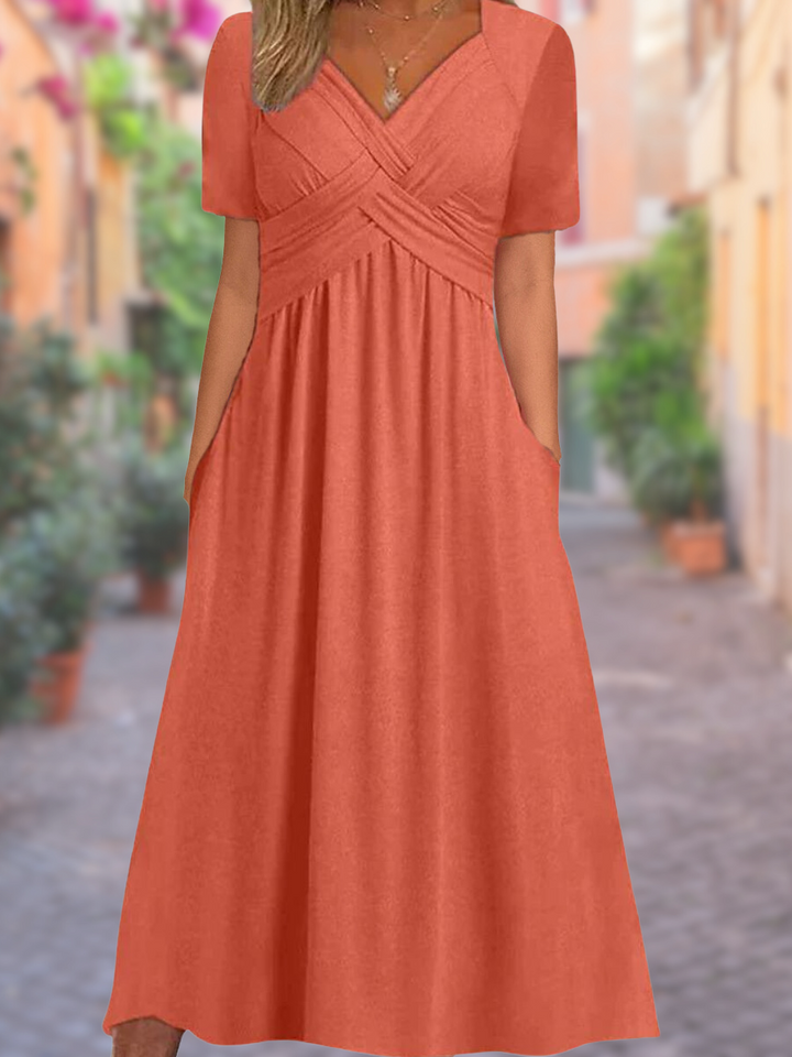 Neckline Summer Dress