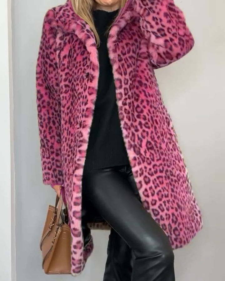 Mune | Leopard Long Soft Jacket