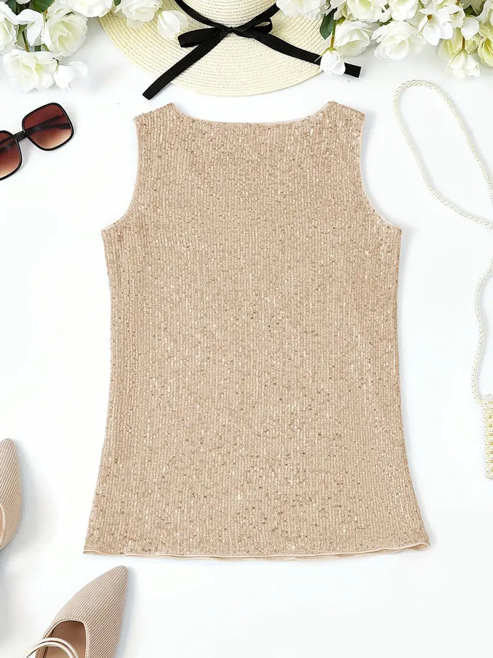 Mune Fashion | Sleeveless Top with Sequins