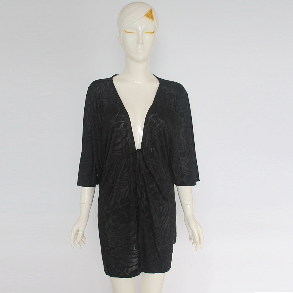 Women's Beach Cover-Up with Innovative Knot Design Mune Fashion