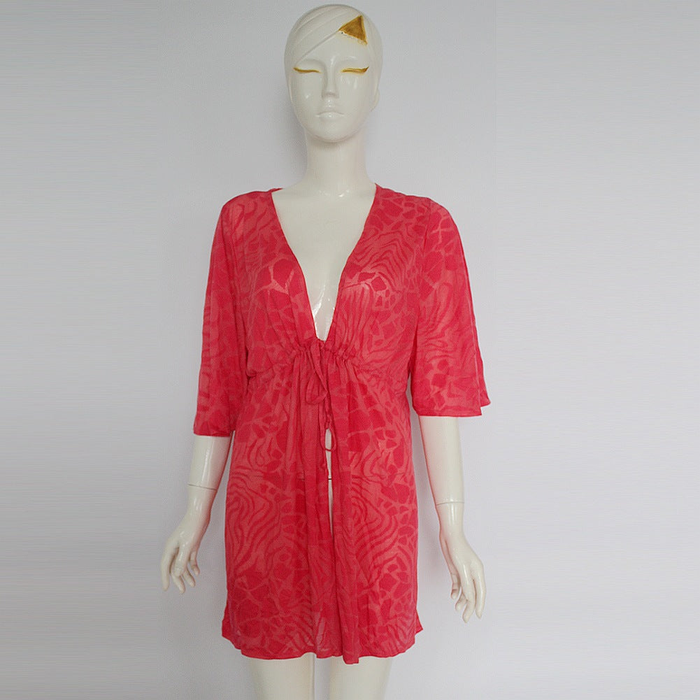 Women's Beach Cover-Up with Innovative Knot Design Mune Fashion