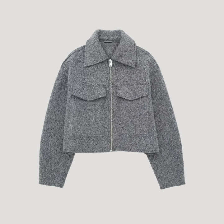 Mune | Women's structured cropped wool jacket autumn jacket