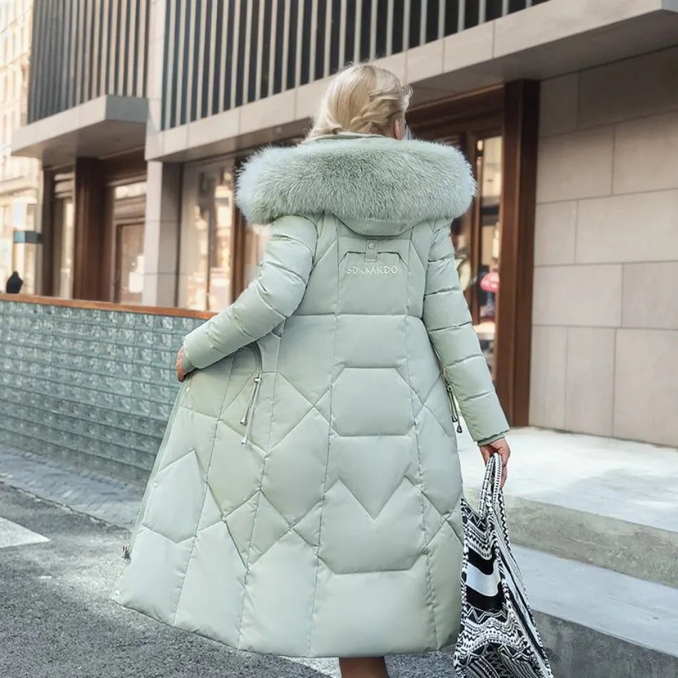Mune | Long Padded Jacket with Hood