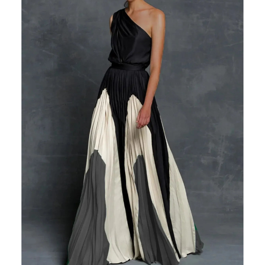 Women’s Artistic One Shoulder Long Dress