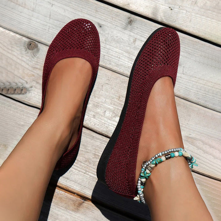 Casual Breathable Flat Shoes Mune Fashion