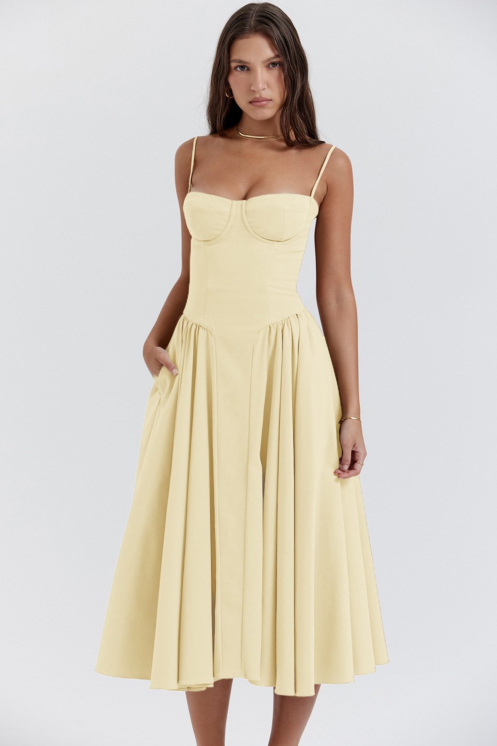 Corset Midi Dress