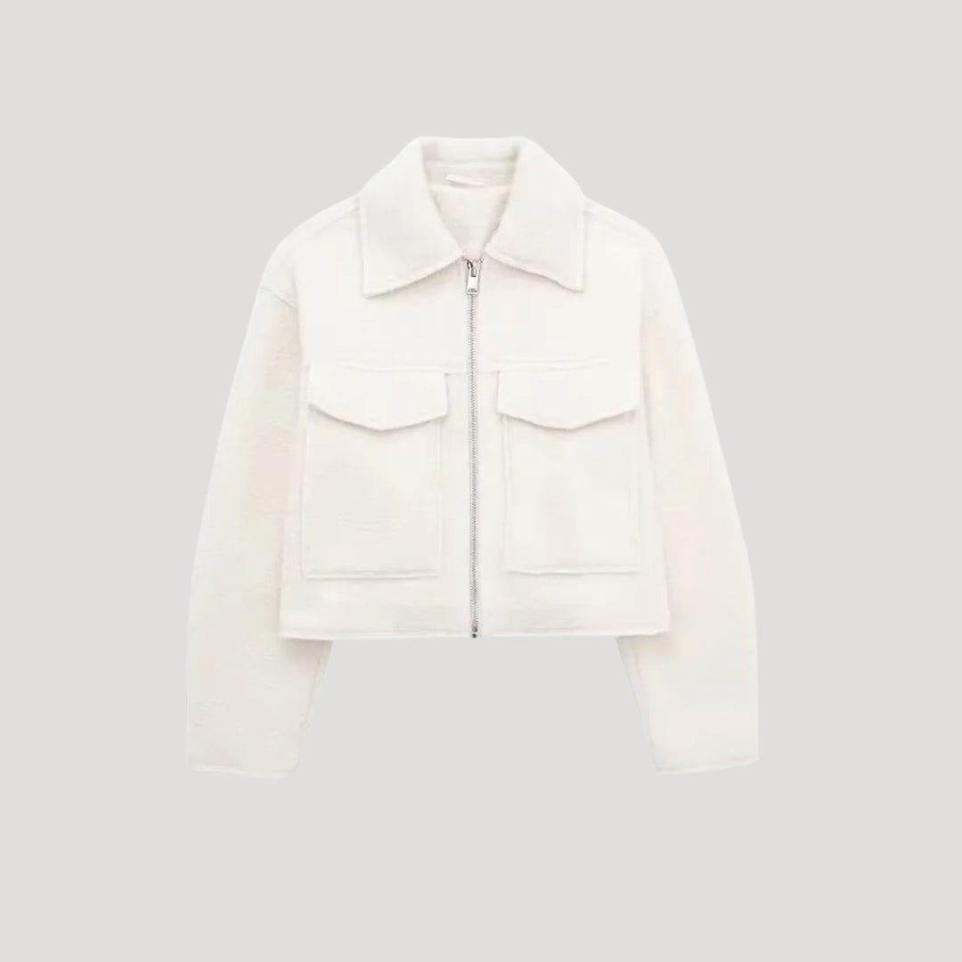 Mune | Women's structured cropped wool jacket autumn jacket