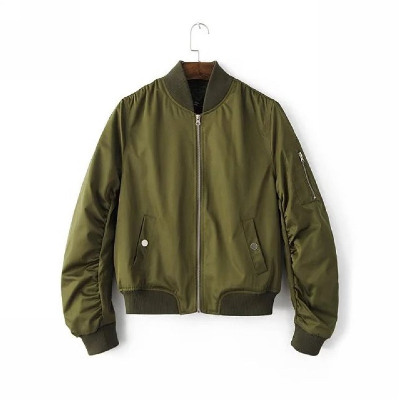 Men's short bomber jacket with thermal quilted insulation, zipper, and arm pocket Mune Fashion
