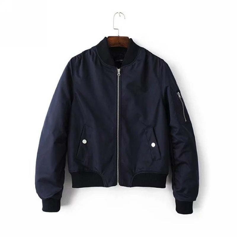Men's short bomber jacket with thermal quilted insulation, zipper, and arm pocket Mune Fashion