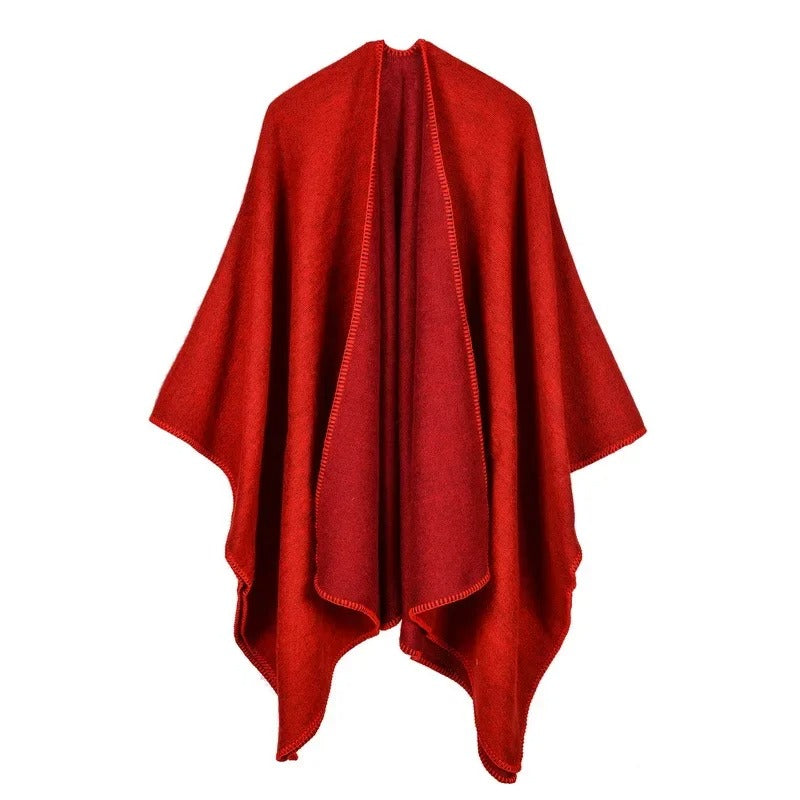 Mune | Warmer Poncho with Flowing Cut