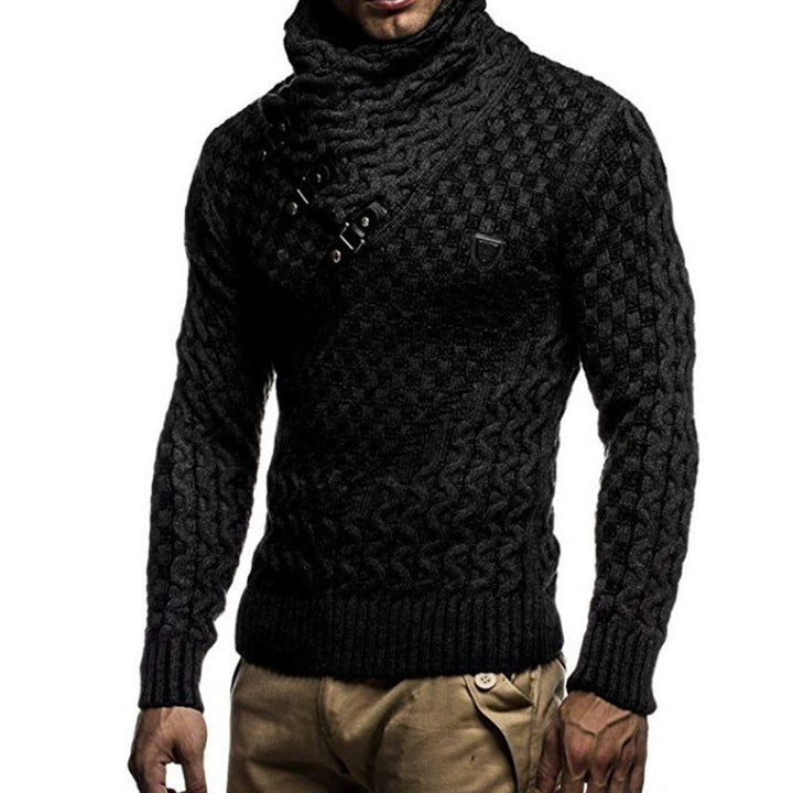 Mune | Mens Turtleneck Sweater with Closure