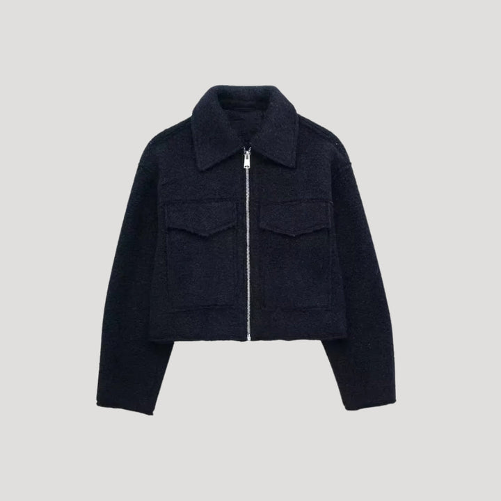 Mune | Women's structured cropped wool jacket autumn jacket