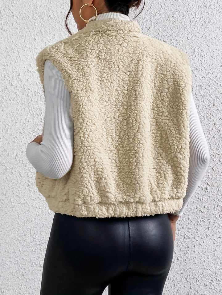 Mune | Teddy Women's Quilted Vest with Zipper and High Collar