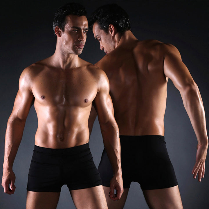 Men's swim shorts with modern color pattern Mune Fashion