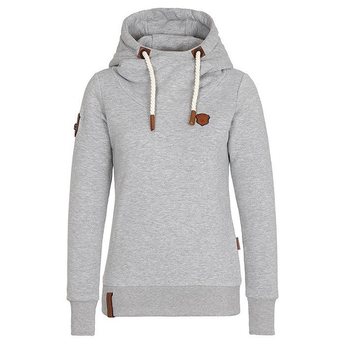 Women's Casual Hooded Sweatshirt with Comfortable Fit and Stylish Details Mune