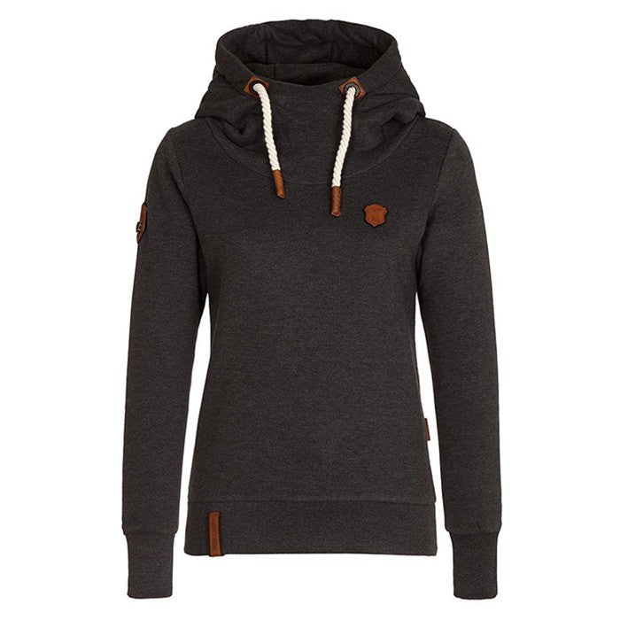 Women's Casual Hooded Sweatshirt with Comfortable Fit and Stylish Details Mune
