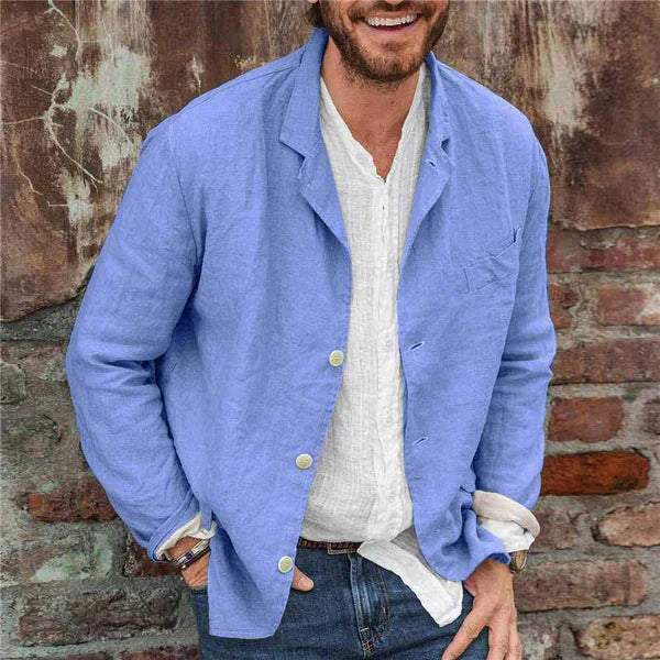 Mune Fashion - Lightweight cotton blazer for men: Comfort and style