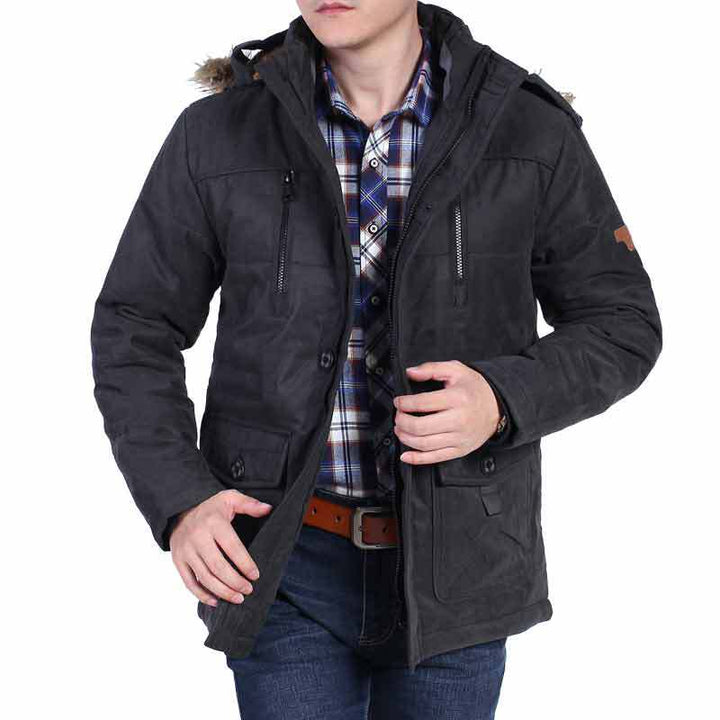 Men Comfortable Winter Parka Mune Fashion