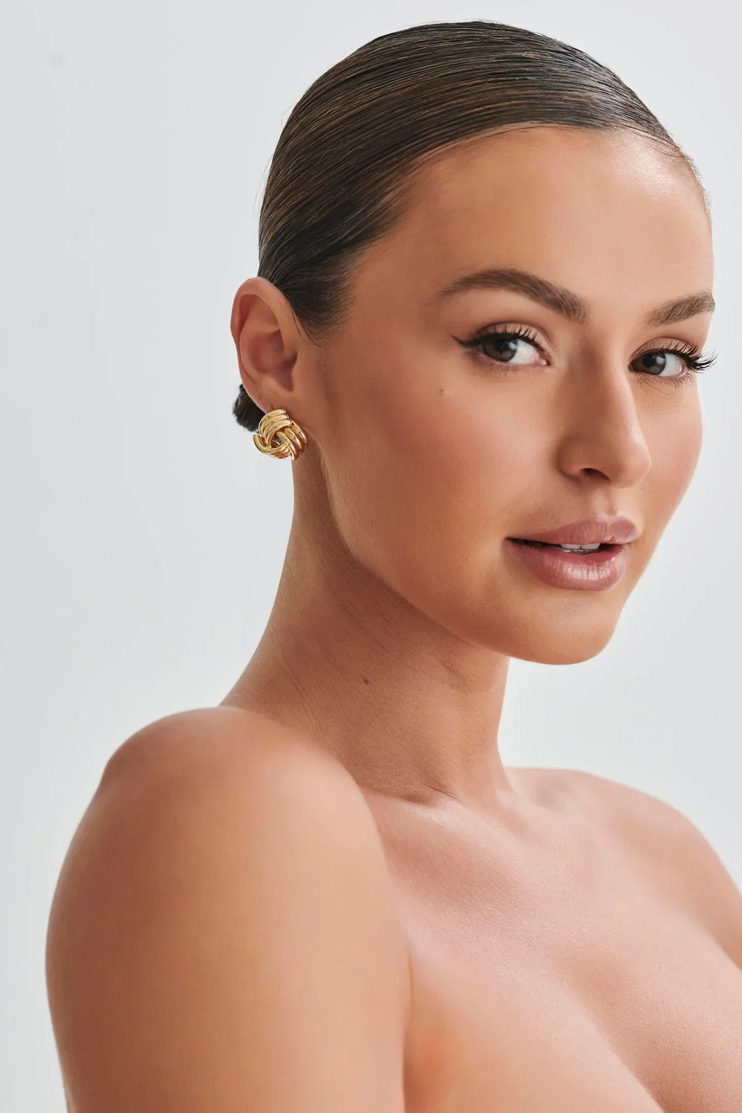 Mune | Knotted Earrings Gold