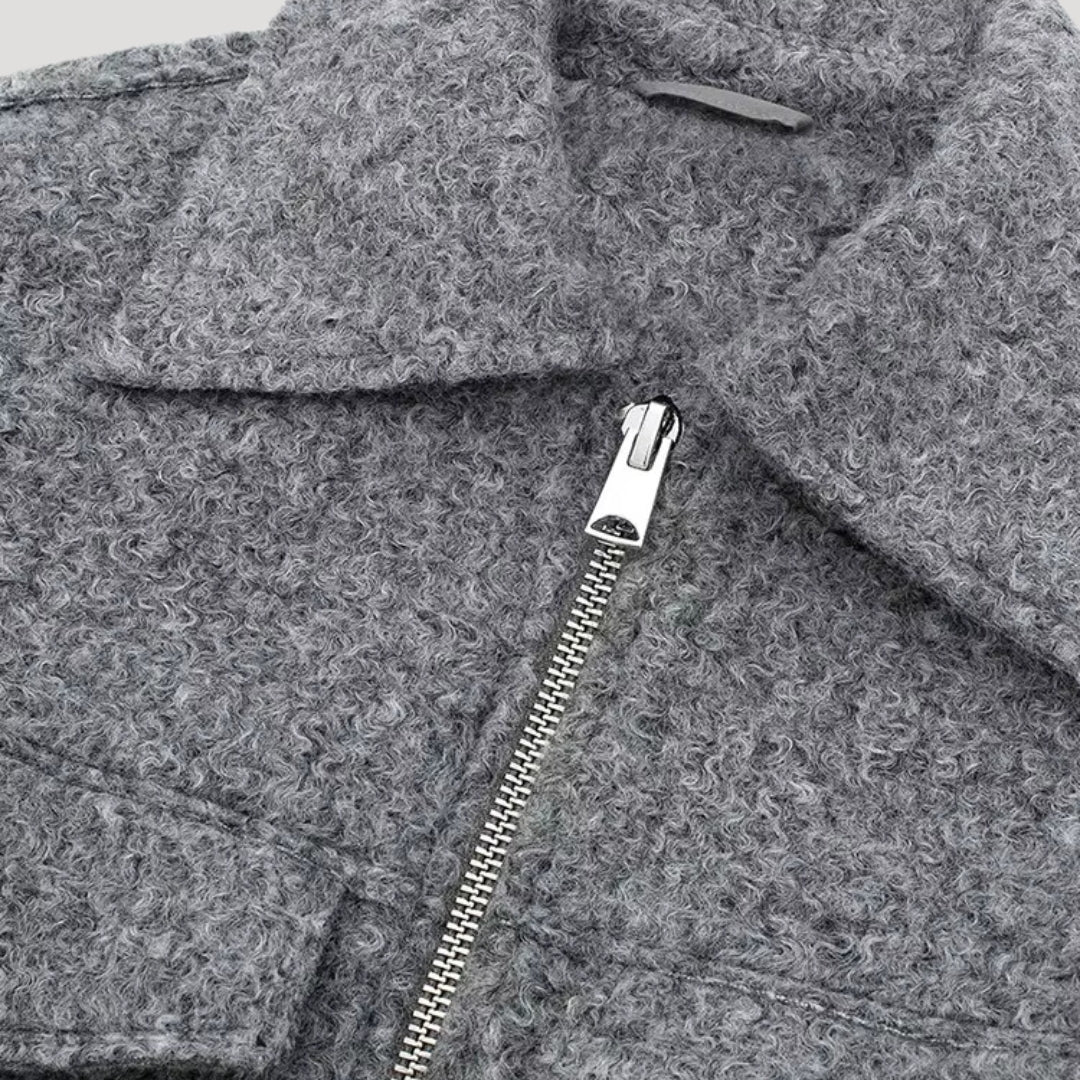 Mune | Women's structured cropped wool jacket autumn jacket