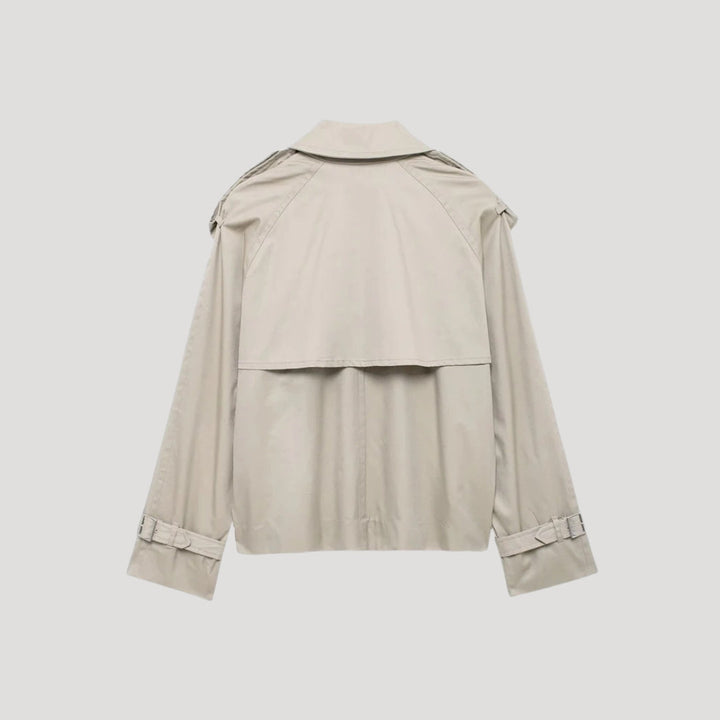 Mune | Women's cropped trench coat – lightweight summer jacket