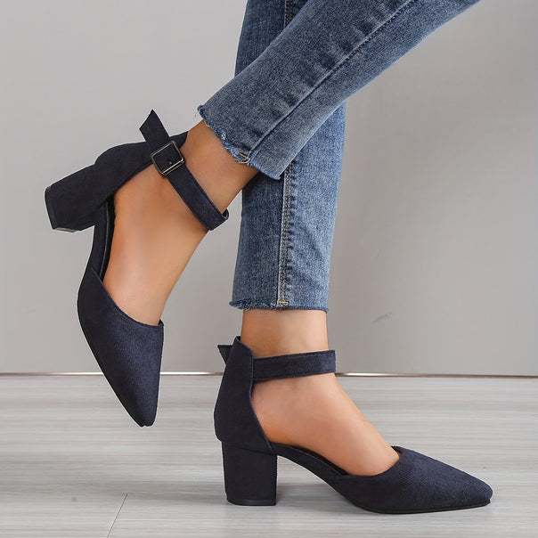 Mune Fashion | Women's sandals with block heel lacing, with ankle straps, Elegant