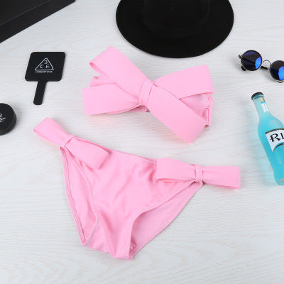 Ladies Bandeau Bikini with striking bows Mune Fashion