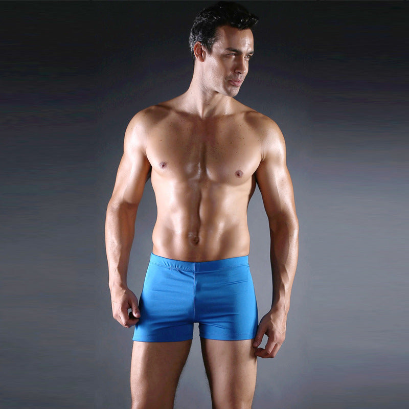 Men's swim shorts with colorful pattern Mune Fashion