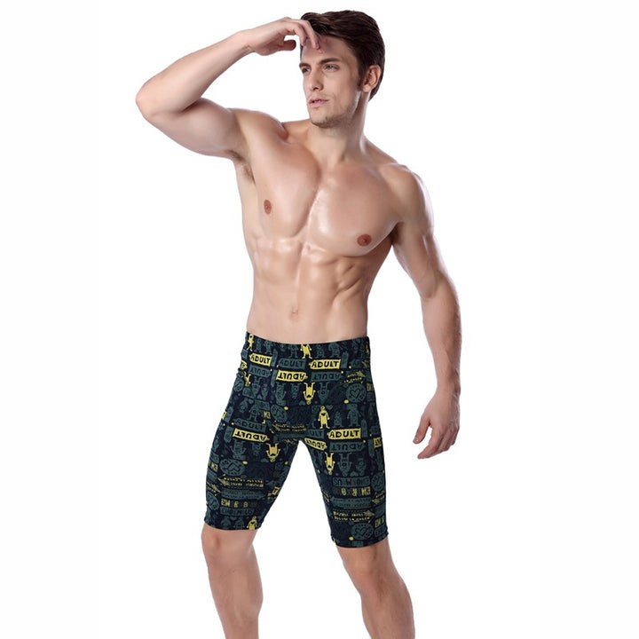 Men's swimming shorts with creative graphic design Mune Fashion