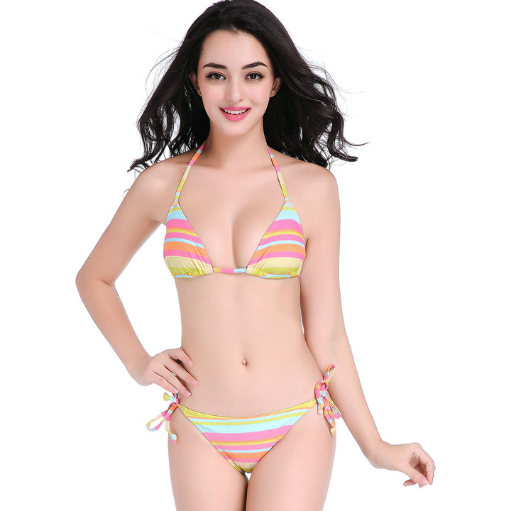 Women's Triangle Bikini with Adjustable Straps Mune Fashion