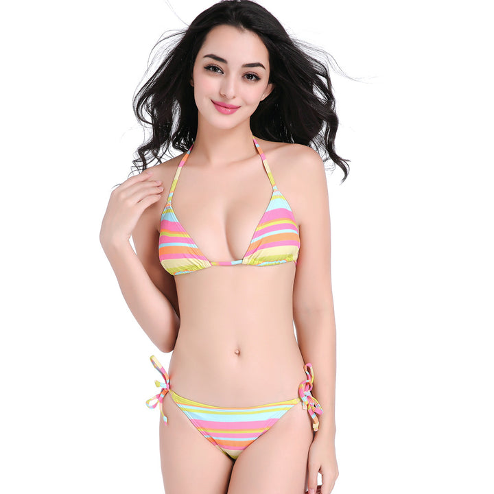 Women's Triangle Bikini with Adjustable Straps Mune Fashion