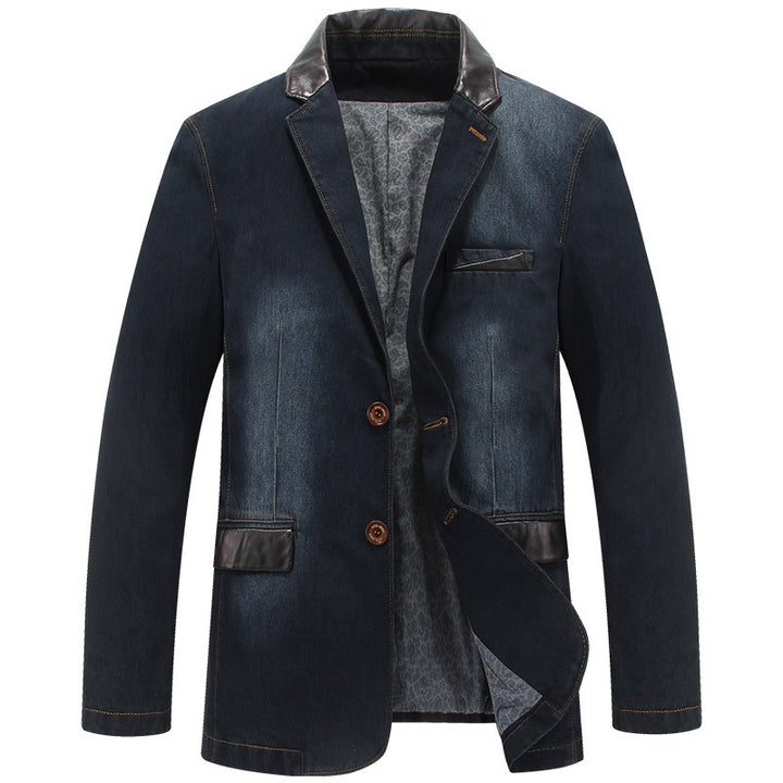 Men's Stylish Denim Blazer Mune Fashion