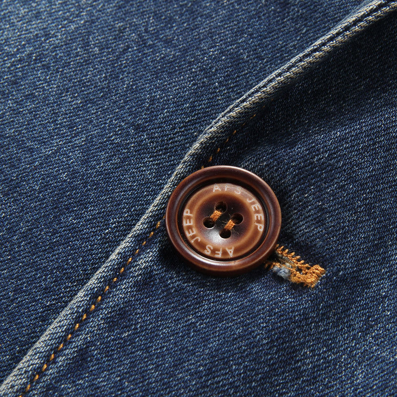 Men's Stylish Denim Blazer Mune Fashion