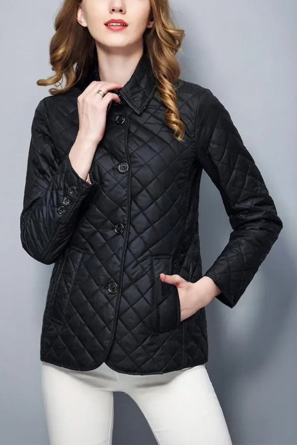 Mune | Cotton Blend Slim Fit Jacket for Fall and Winter