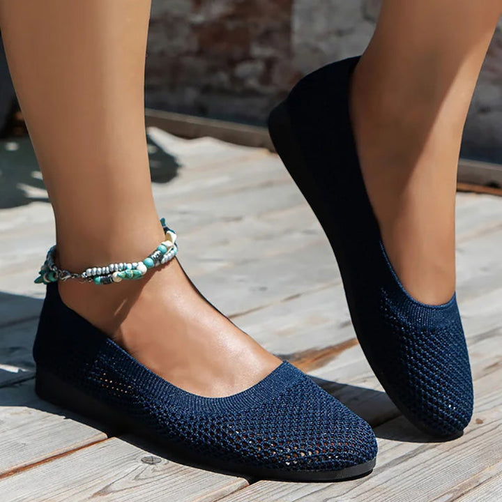 Casual Breathable Flat Shoes Mune Fashion