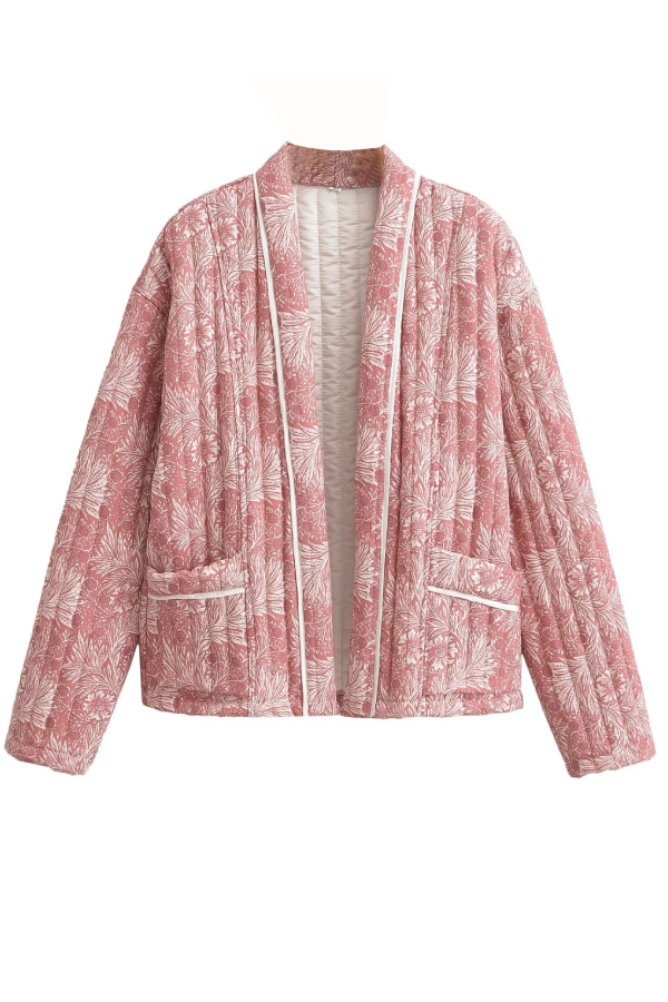 Mune | Fashion Versatile Printed Cardigan Long Sleeve Cotton Jacket
