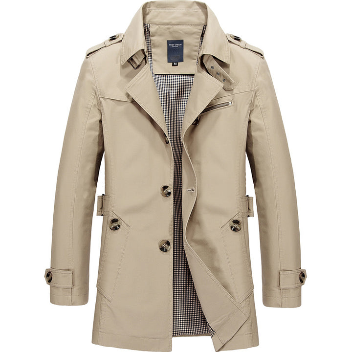 Men's Fashion Trench Coat Jacket Mune Fashion