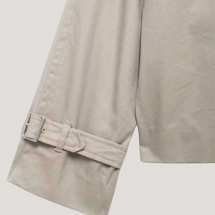 Mune | Women's cropped trench coat – lightweight summer jacket