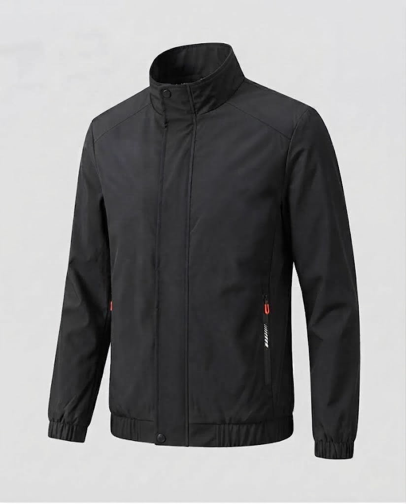 Men's fashionable transitional jacket with practical zippered pockets Mune Fashion