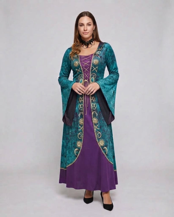 Women's fantastic low costume with filigree details Mune Fashion