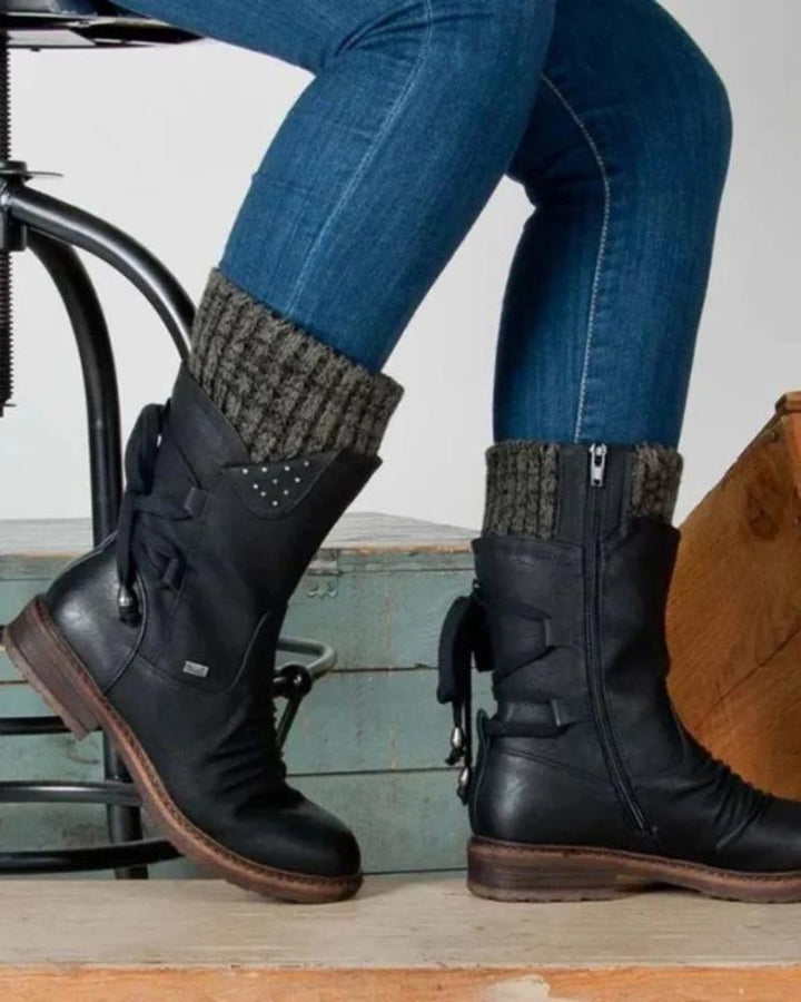 Mune | Genuine Leather Winter Boots