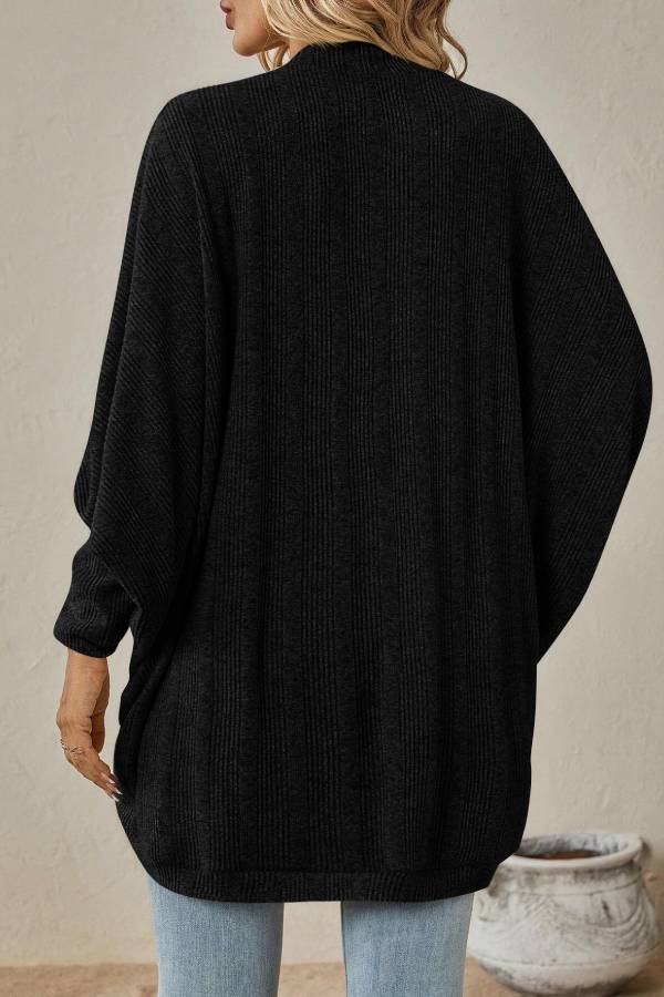 Mune | Bat Sleeve Cardigan Loose Knit Jacket