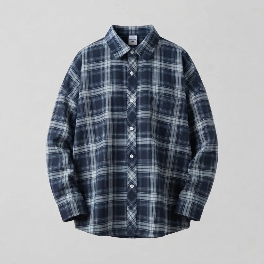 Ladies Casual Checked Short Sleeve Shirt Mune Fashion