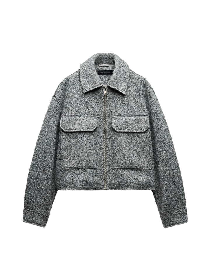 Mune | Style Bouclé Gray Jacket