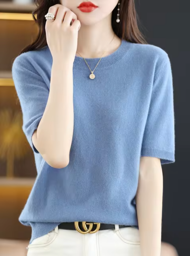 Mune | Short Sleeve Wool Sweater