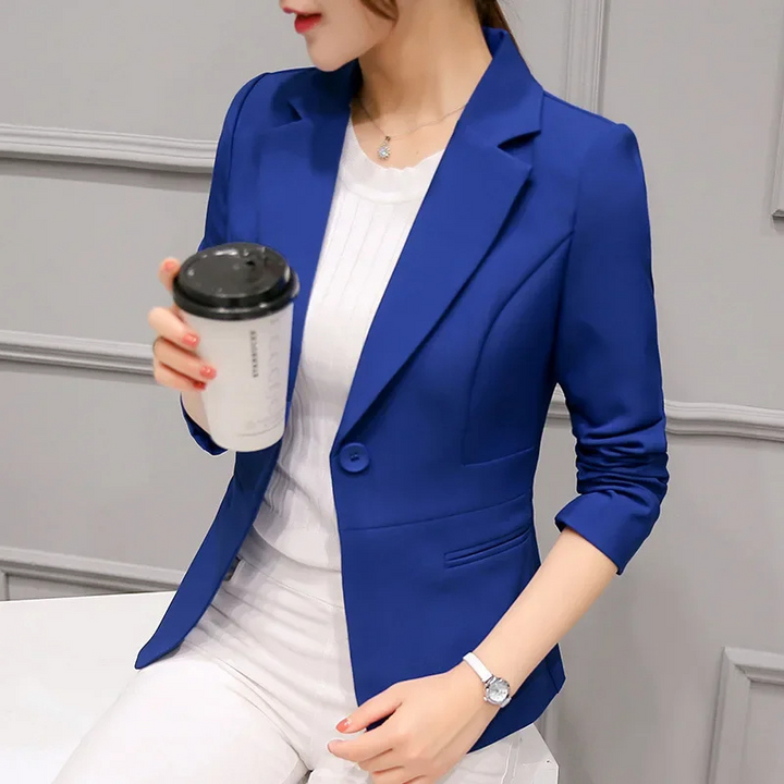 Women's Tailored Slim Fit Office Blazer