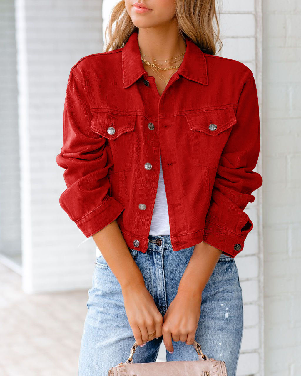 Mune Fashion | Casual Denim Jacket with Pockets for Women