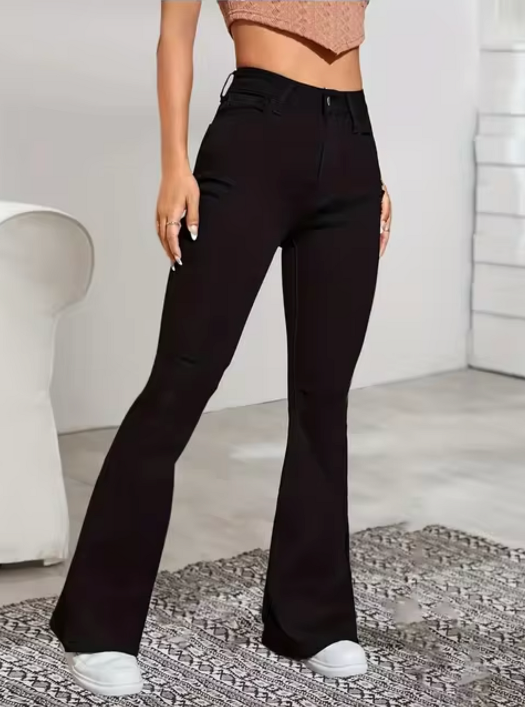 Mune | Chic High-Waist Flared Jeans for Women