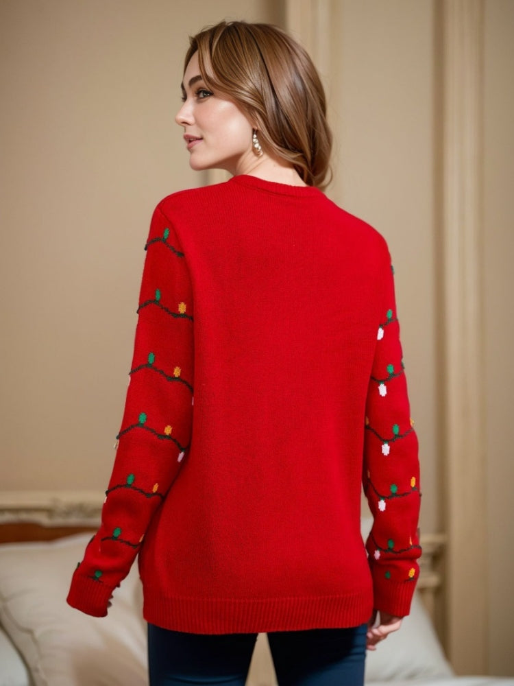 Mune | Embroidered Christmas Tree Sweater