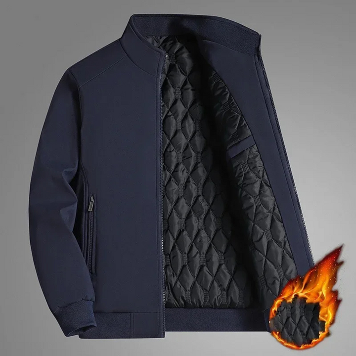 Mune | Colorful Winter Jacket with Stand-Up Collar for Men - Stylish